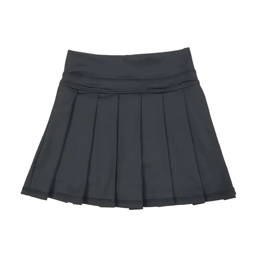 Black Active Pleated Skort
