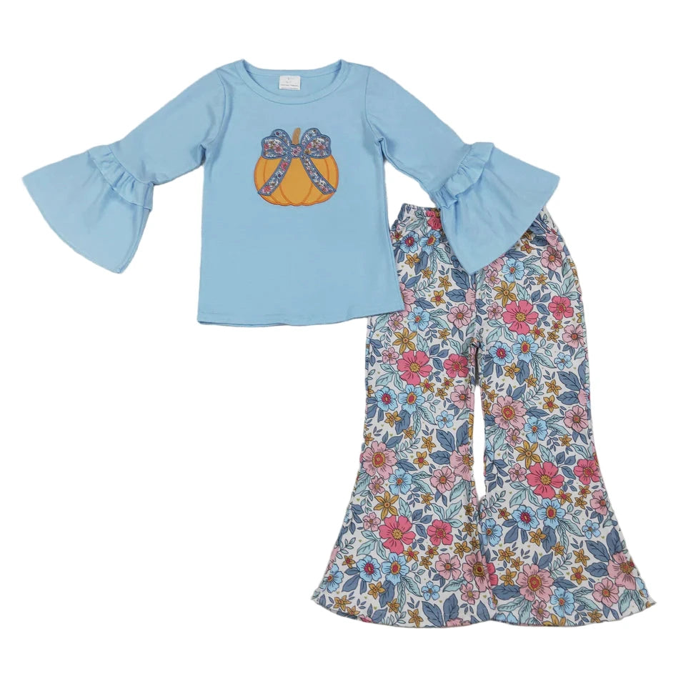 Flower Pumpkin Blue Set