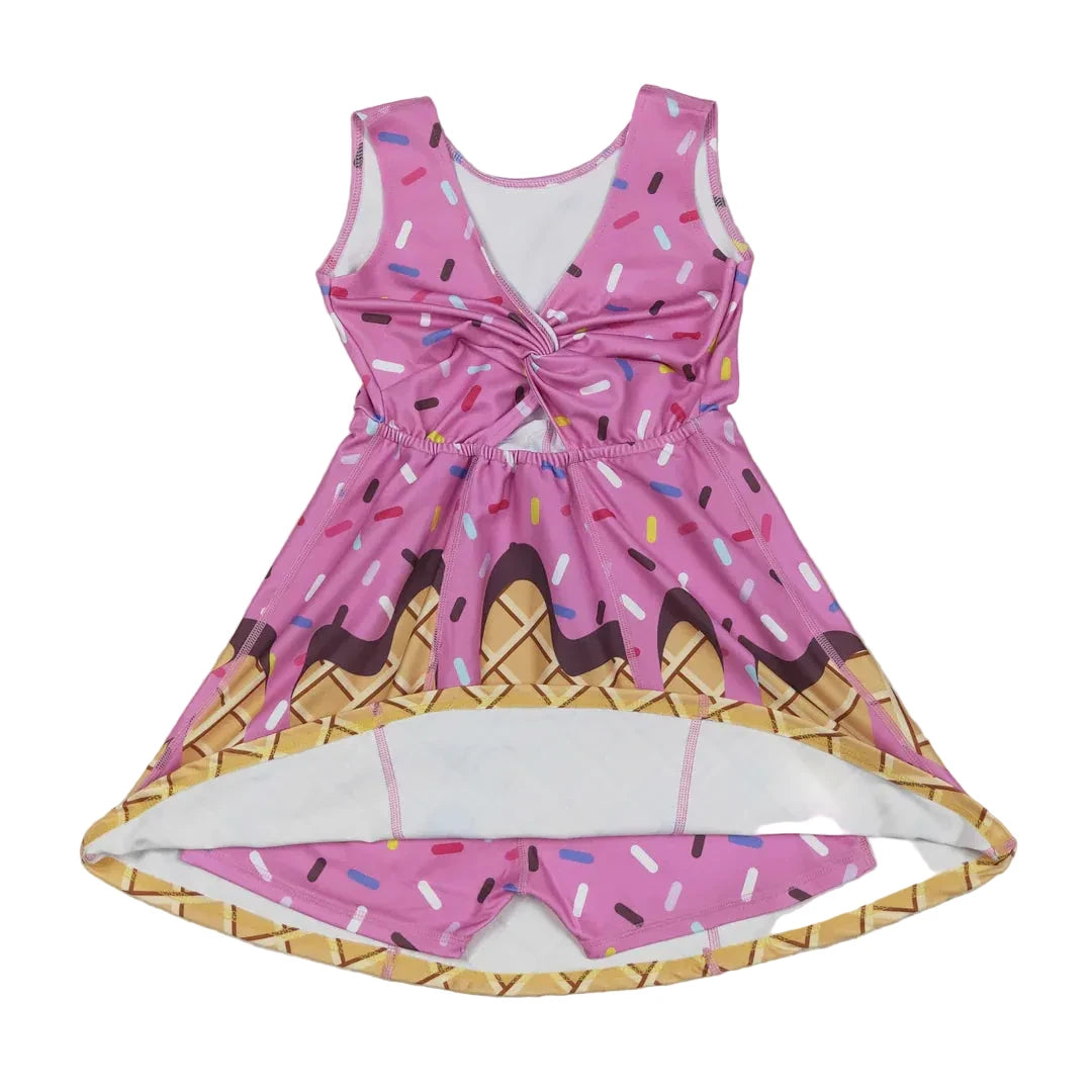 Drip Active Dress with Shorts