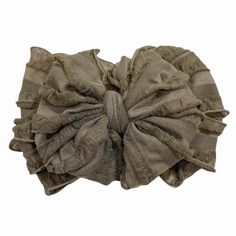 Ruffled Headband - hazel