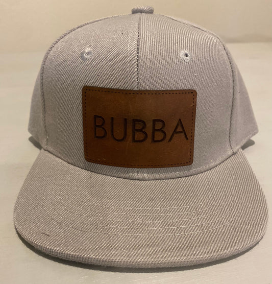 Bubba Large Patch SnapBack Hat (Light Gray)