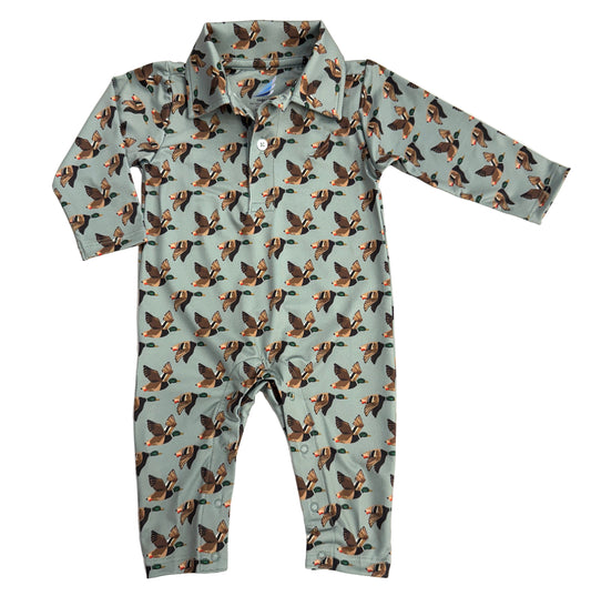 Performance Duck Print Romper