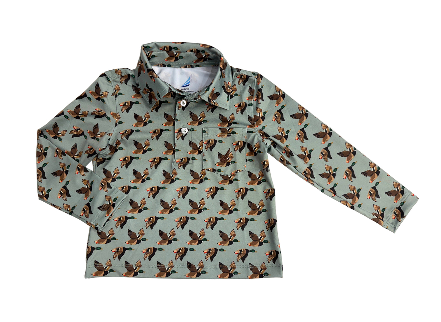 Performance Duck Print Polo