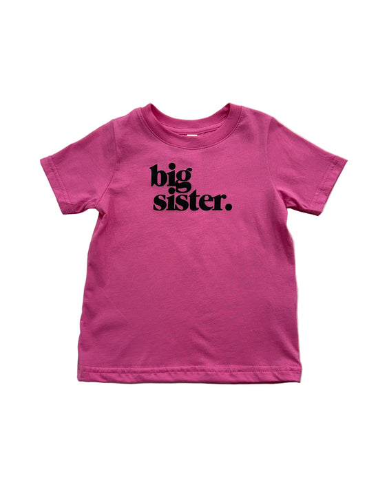 Big Sister Tee (Raspberry)
