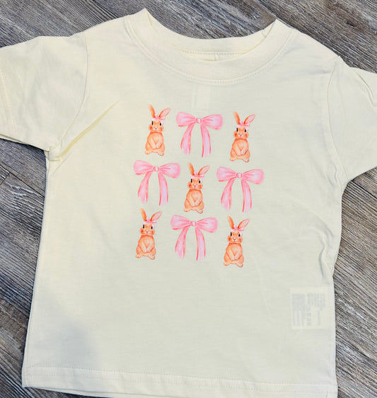 Mommy & Me Bunny Bow Tee (Me Size)