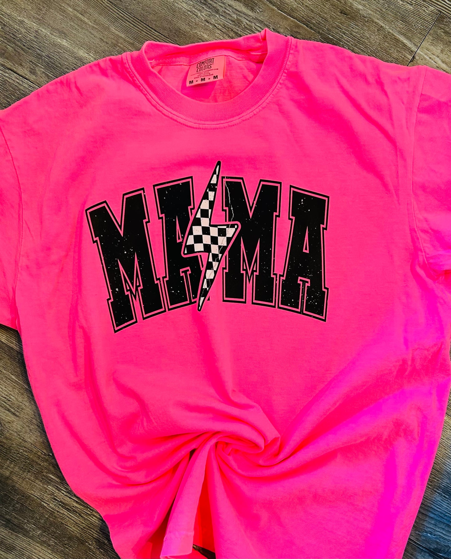 Mama Hot Pink Tee