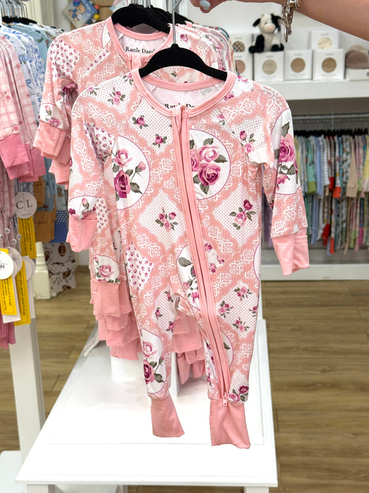 Pink Floral Bamboo Sleeper