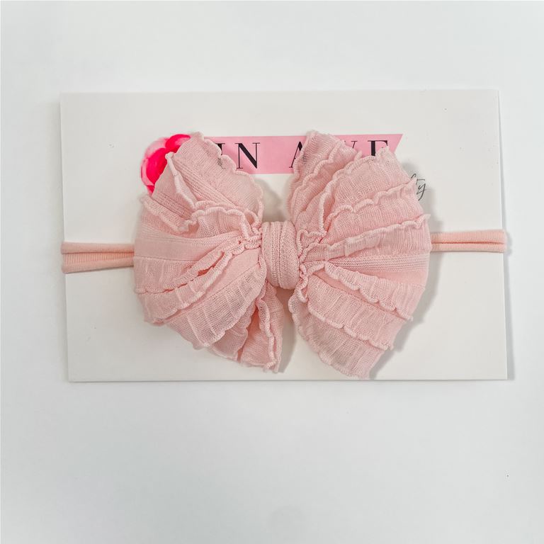 Mini Ruffled Headband - ballet