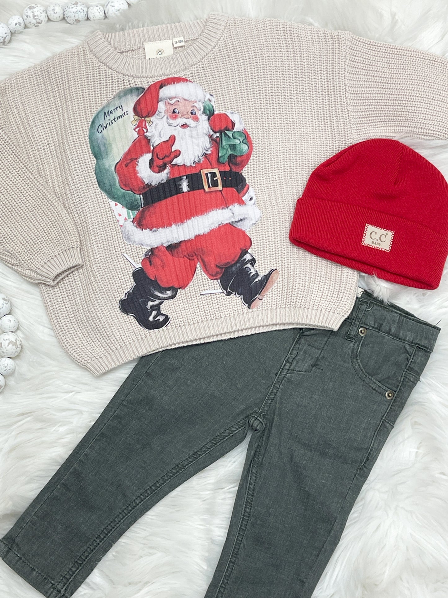 Vintage Santa Sweater