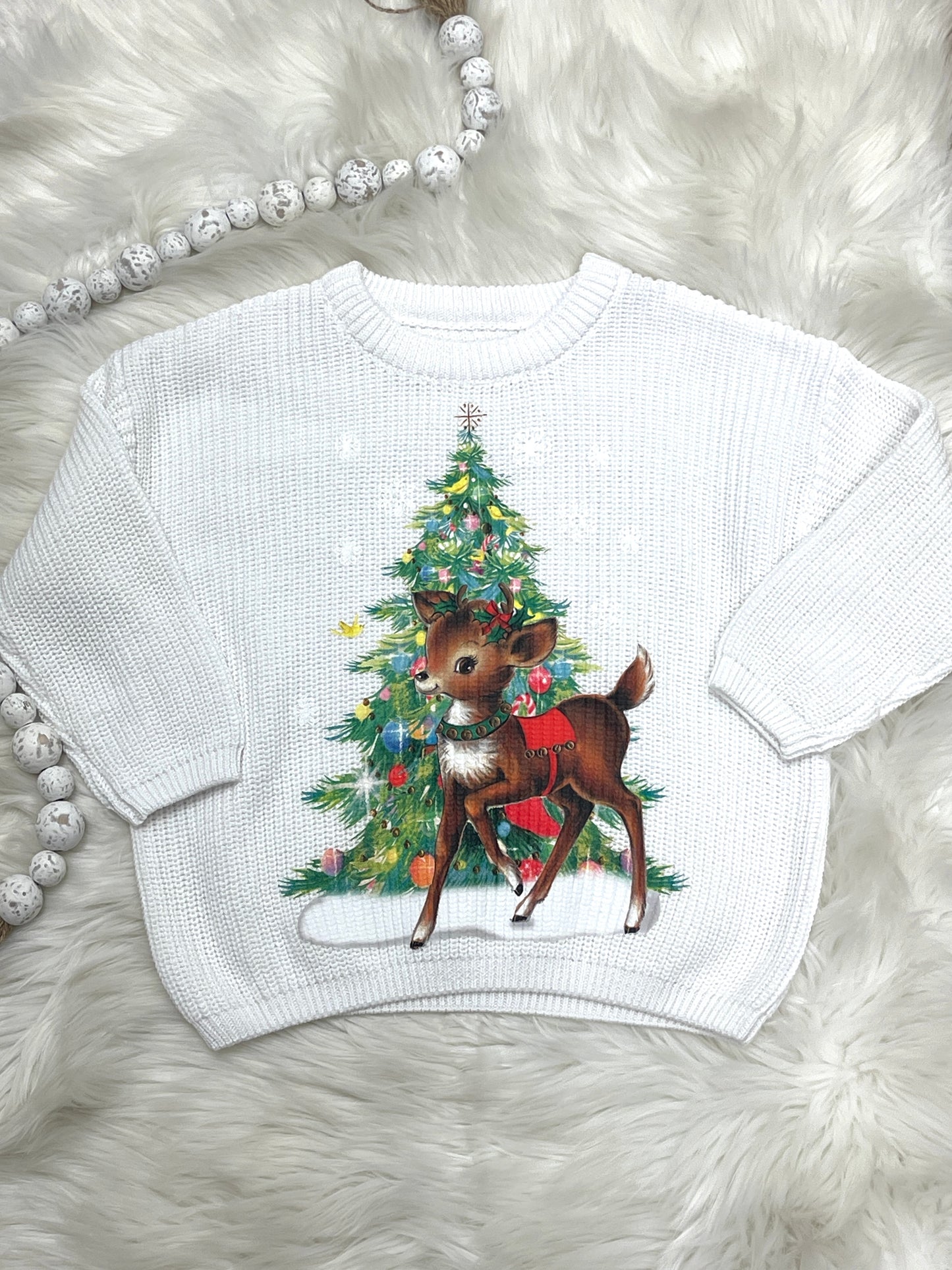 Vintage Reindeer Sweater