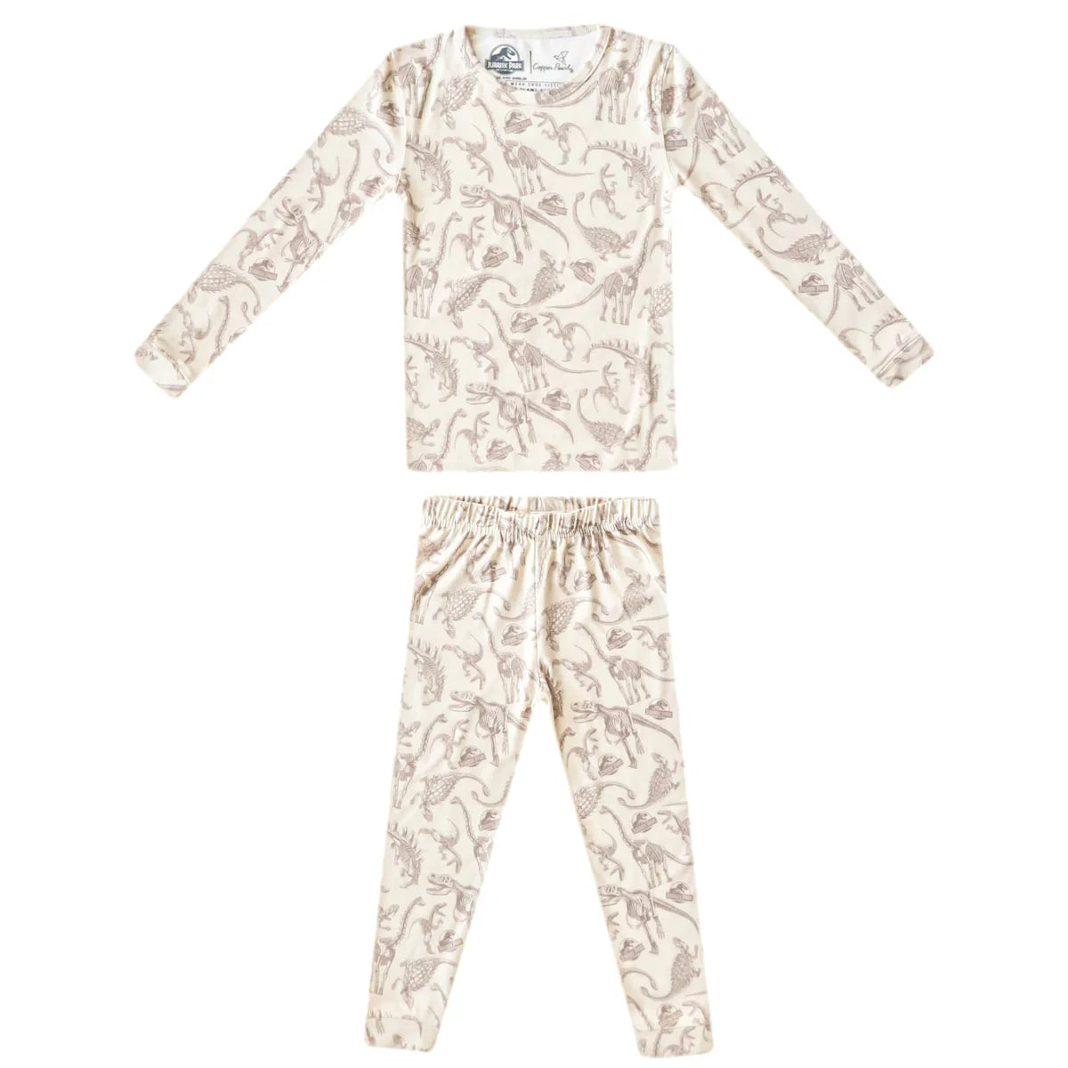 Long Sleeve PJ Set - Fossils