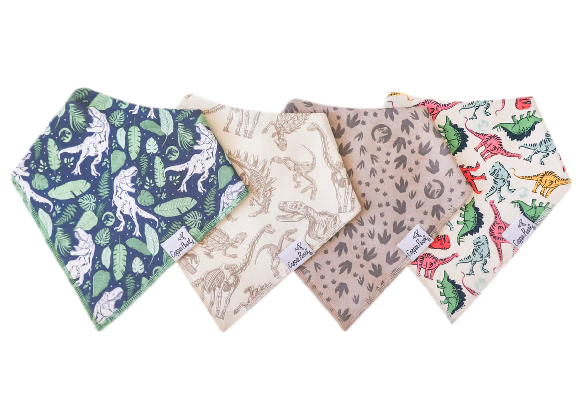 Copper Pearl Bandana Bib Set (4-pack)