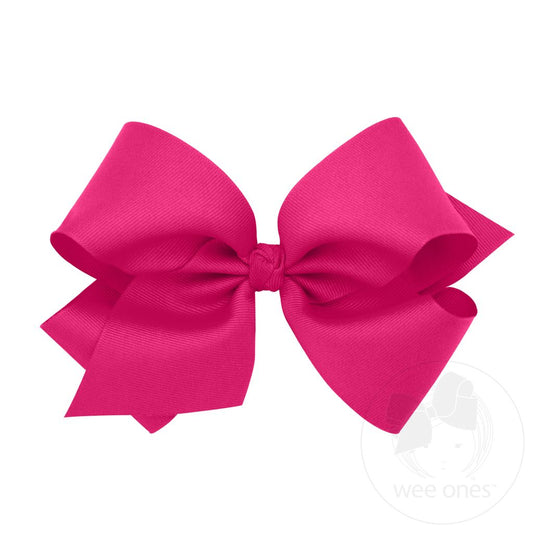 King Classic Knot Bow - Shocking Pink