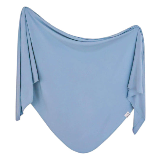 Copper Pearl Knit Swaddle Blanket - Robin