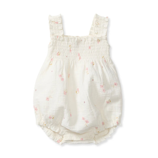 Floral Muslin Romper