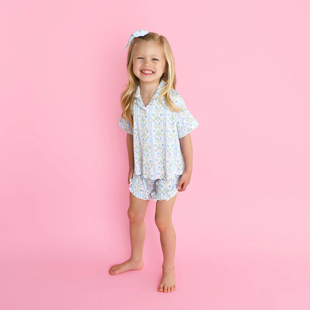 Nora Ruffle Lounge Short Set