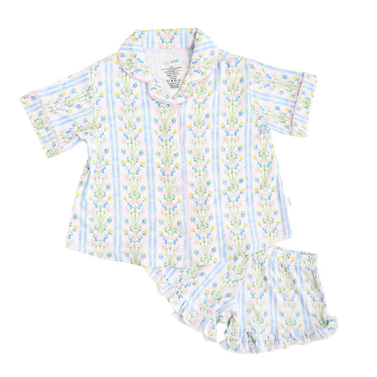 Nora Ruffle Lounge Short Set