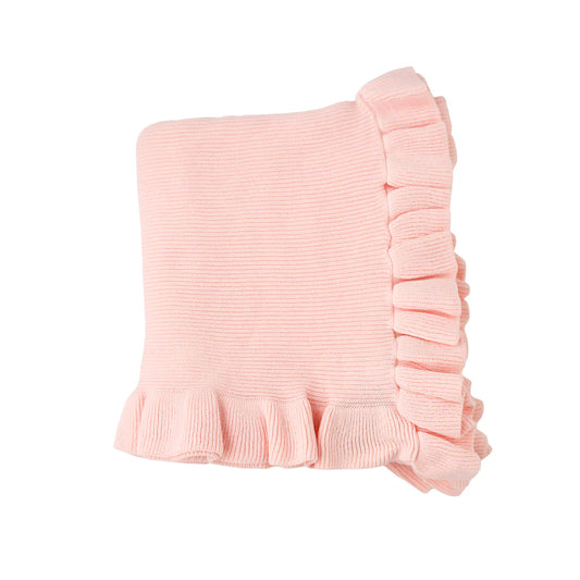 Light Pink Knit Blanket