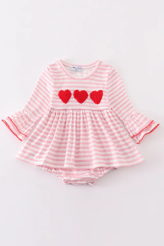 Stripe Valentine Heart Bubble