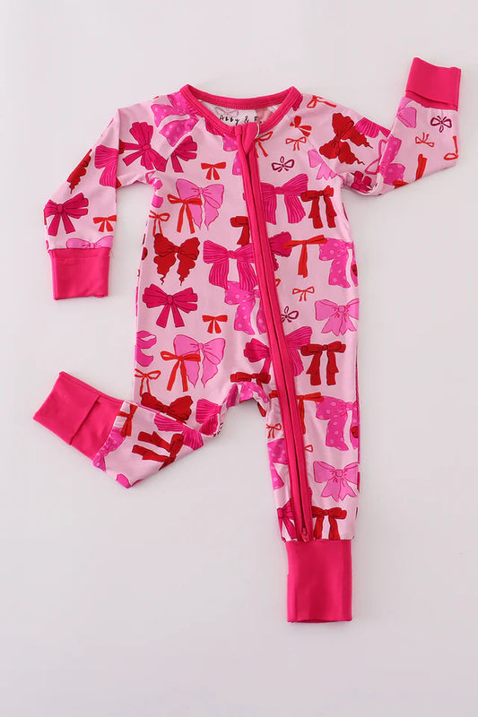 Pink Bows Bamboo Sleeper