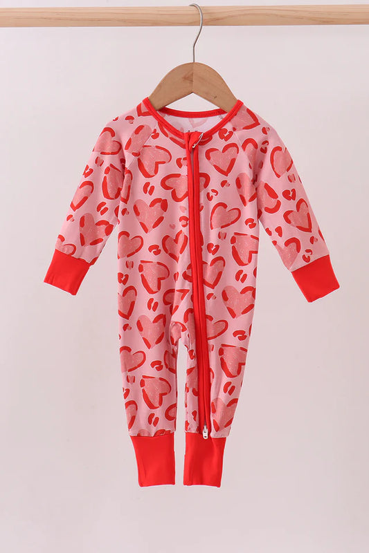 Heart Print Bamboo Sleeper