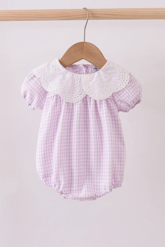 Purple Gingham Bubble