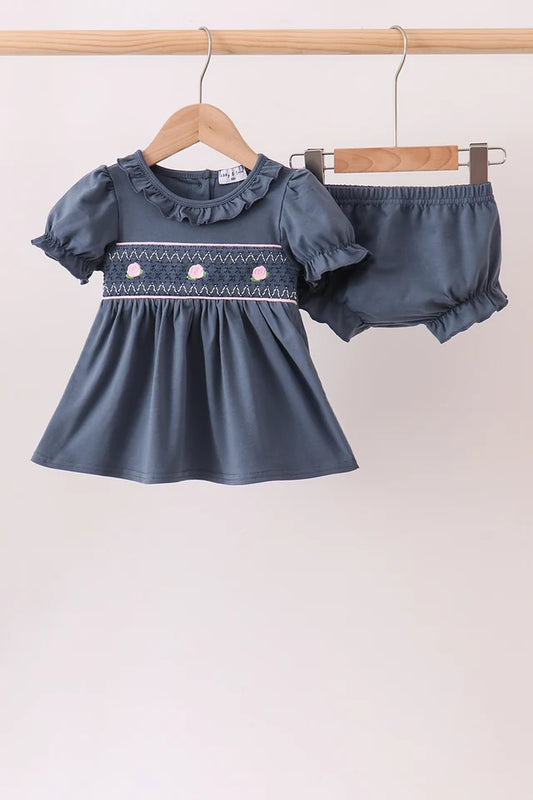 Garden Rose Ruffle Bloomer Set