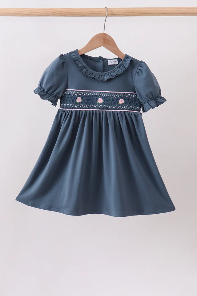 Garden Rose Smock Dress
