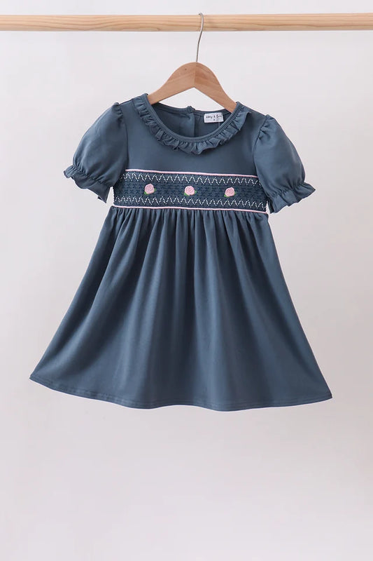 Garden Rose Smock Dress