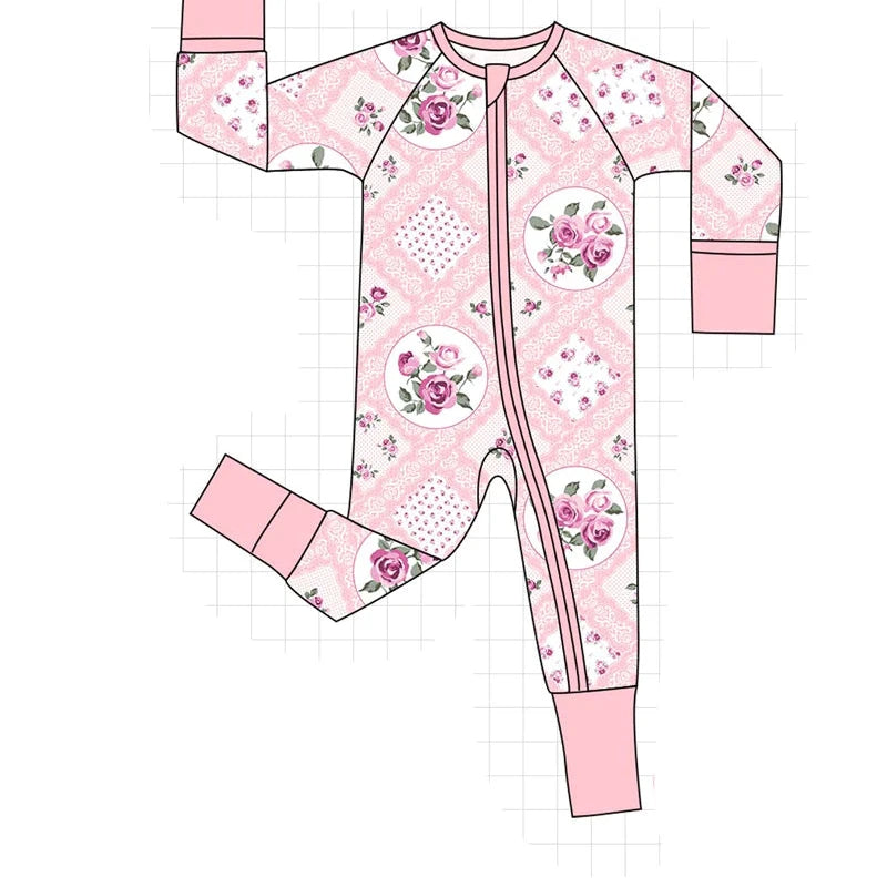 Pink Floral Bamboo Sleeper