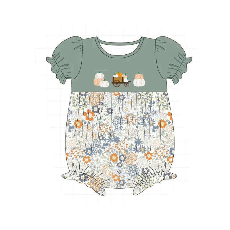 Sage Pumpkin French Knot Bubble