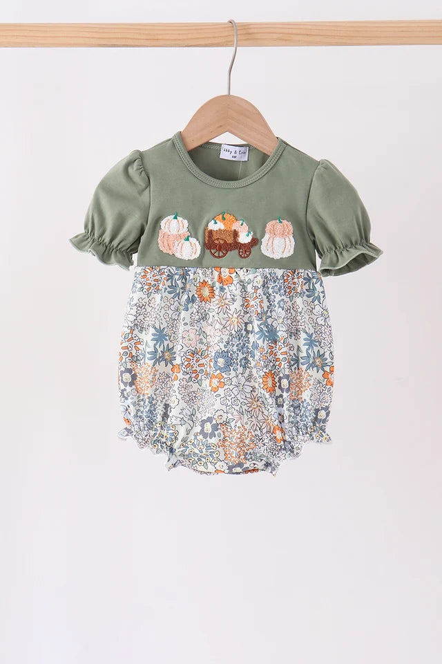 Sage Pumpkin French Knot Bubble