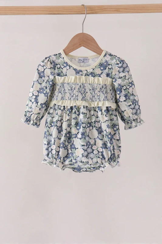 Vintage Floral Smock Bubble