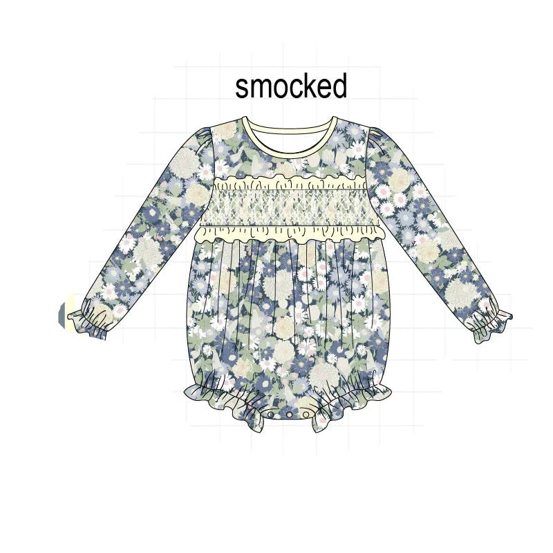Vintage Floral Smock Bubble