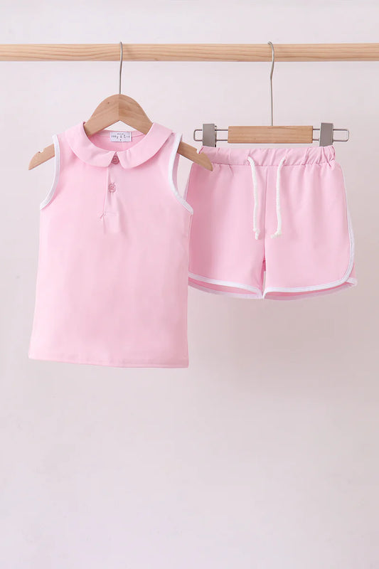 Light Pink Short Set