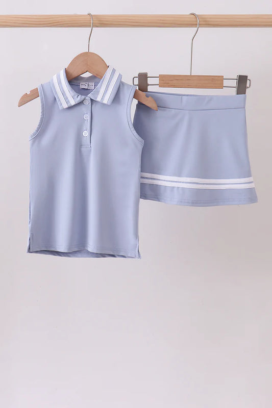 Blue Skort Set