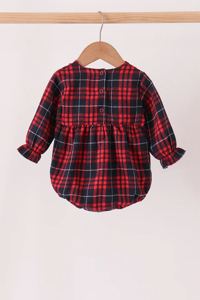 Red Plaid Bubble