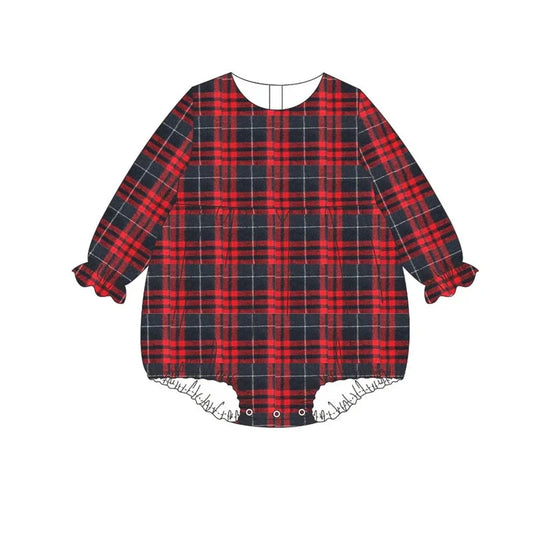 Red Plaid Bubble