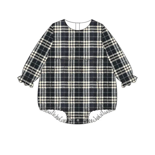 Black Plaid Bubble
