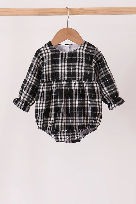 Black Plaid Bubble
