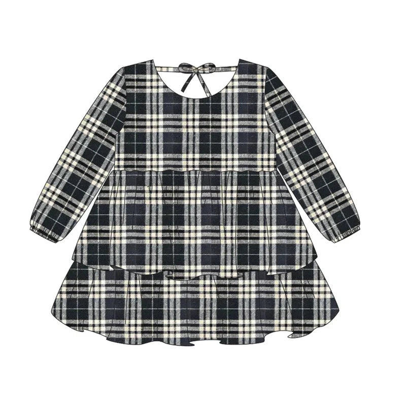 Black Plaid Dress