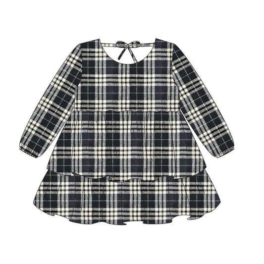Black Plaid Dress