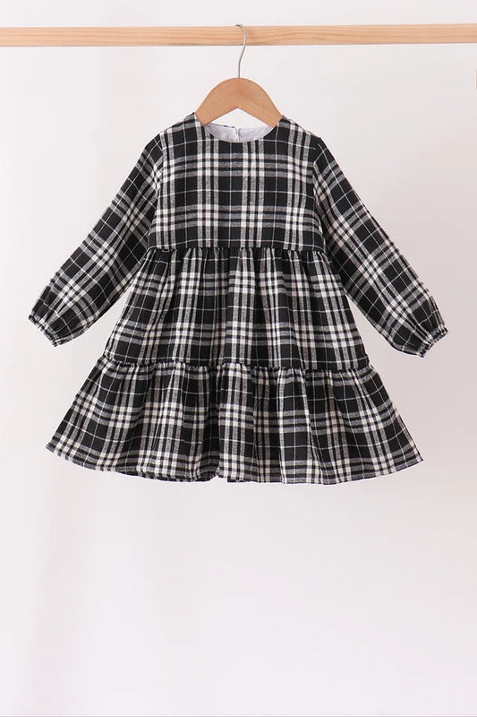 Black Plaid Dress