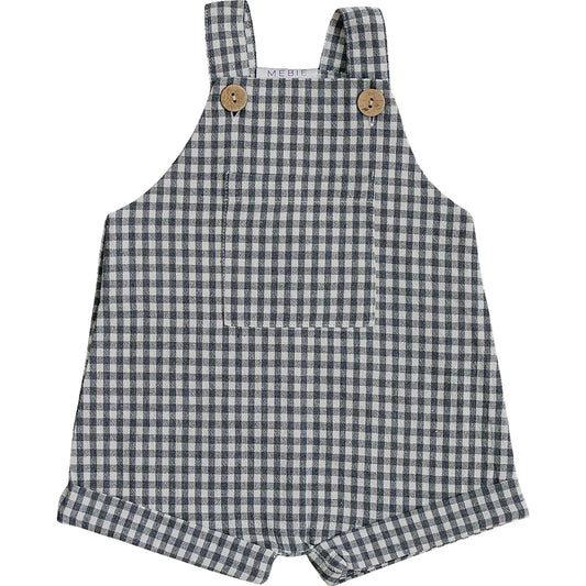 Gingham Linen Overalls