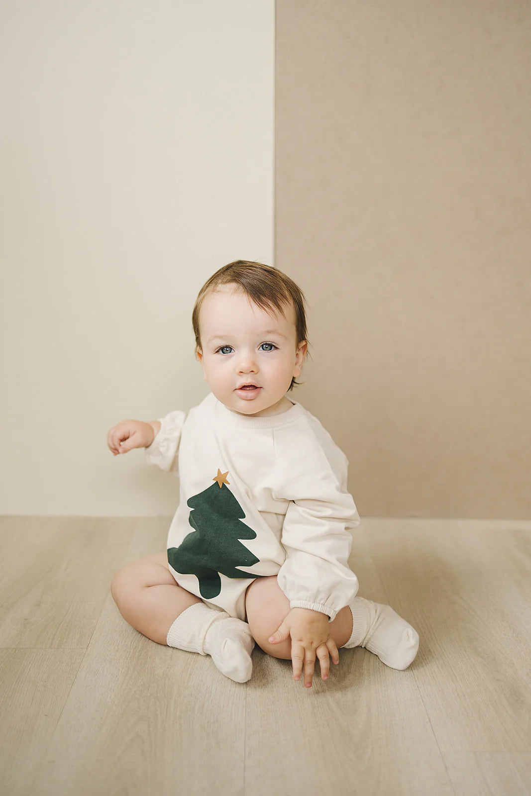 Christmas Tree Fench Terry Bodysuit