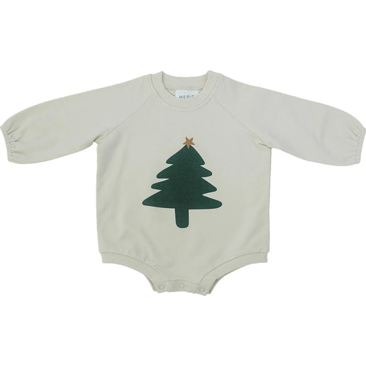 Christmas Tree Fench Terry Bodysuit