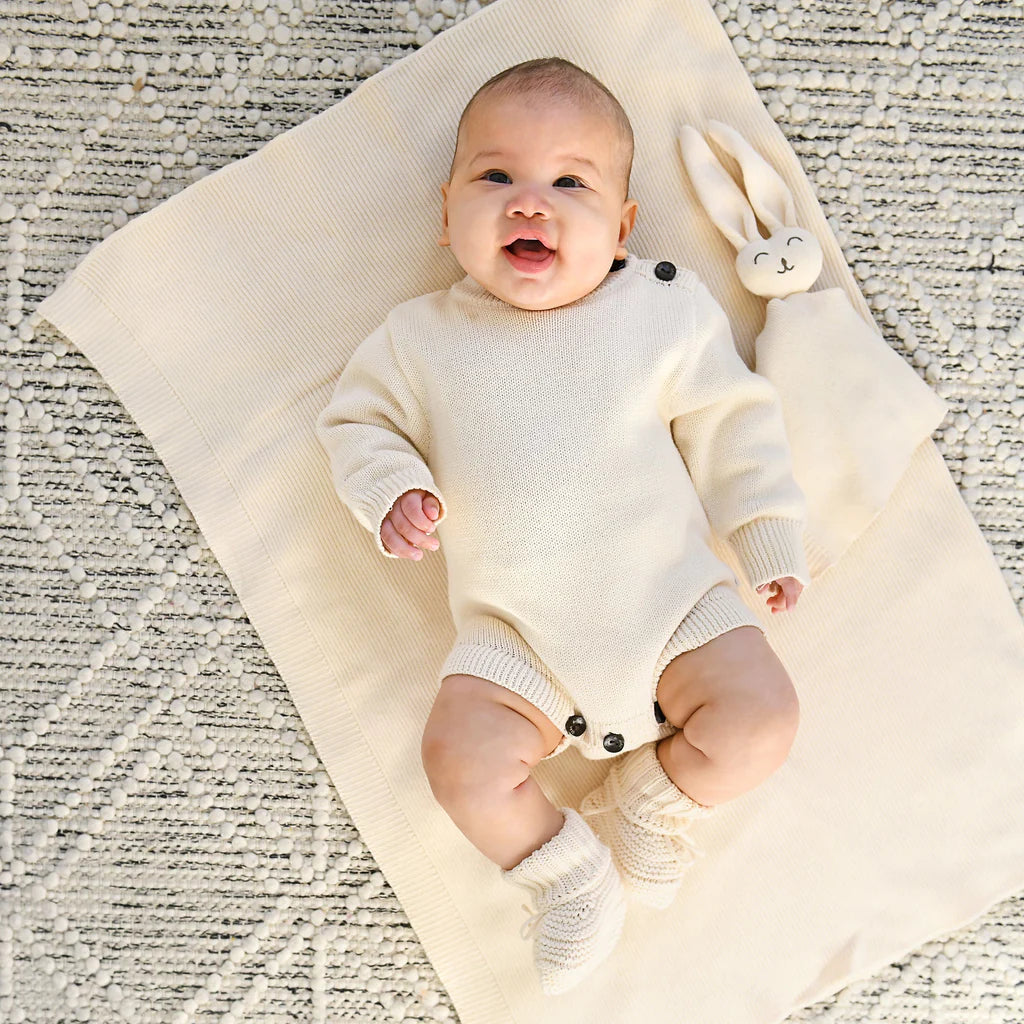 Oatmeal Knit Blanket
