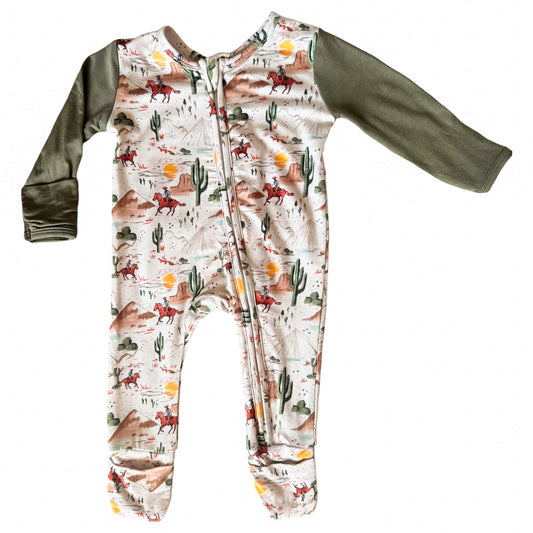 Western Wyatt Footie Romper