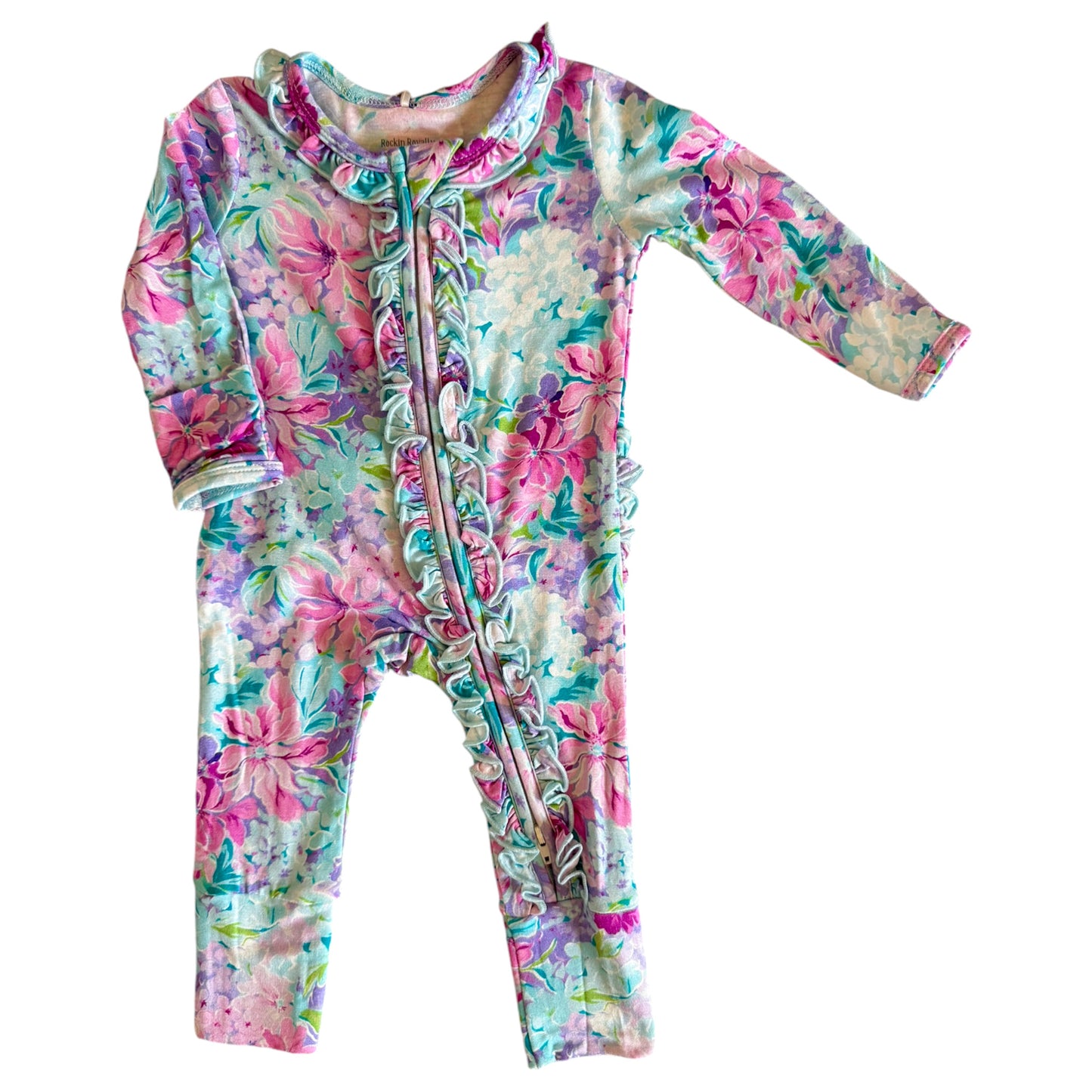 Capri Ruffle Footie Romper