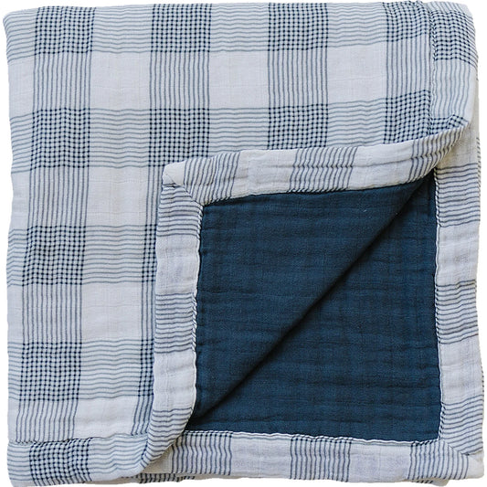 Coastal Plaid Muslin Quilt